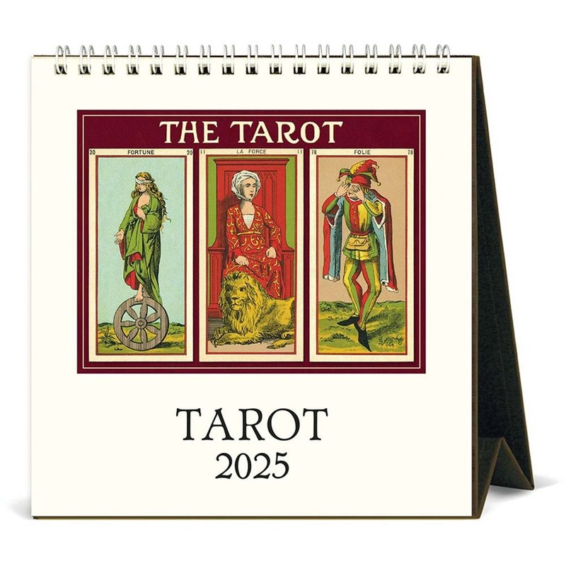 Cavallini & Co. 2025 Desk Calendar\Monthly Calendar Tarot Cards - Calendars - Paper Multicolor