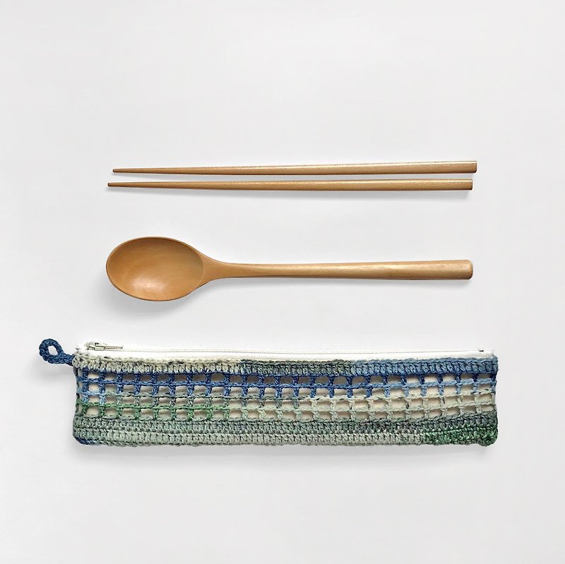 Tableware set_ Shan Lan - Cutlery & Flatware - Wool Blue