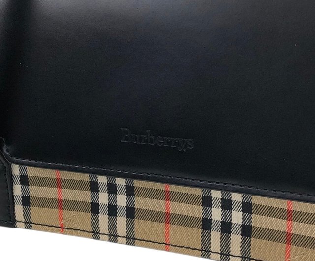 日本直送 名牌中古包 】BURBERRY バーバリー ノバチェック ハンドバッグ ブラック ロゴ レザー vintage ヴィンテージ aividn  - ショップ VintageShop solo トートバッグ・ハンドバッグ - Pinkoi