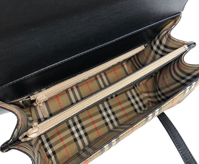 日本直送 名牌中古包 】BURBERRY バーバリー ノバチェック ハンドバッグ ブラック ロゴ レザー vintage ヴィンテージ aividn  - ショップ VintageShop solo トートバッグ・ハンドバッグ - Pinkoi