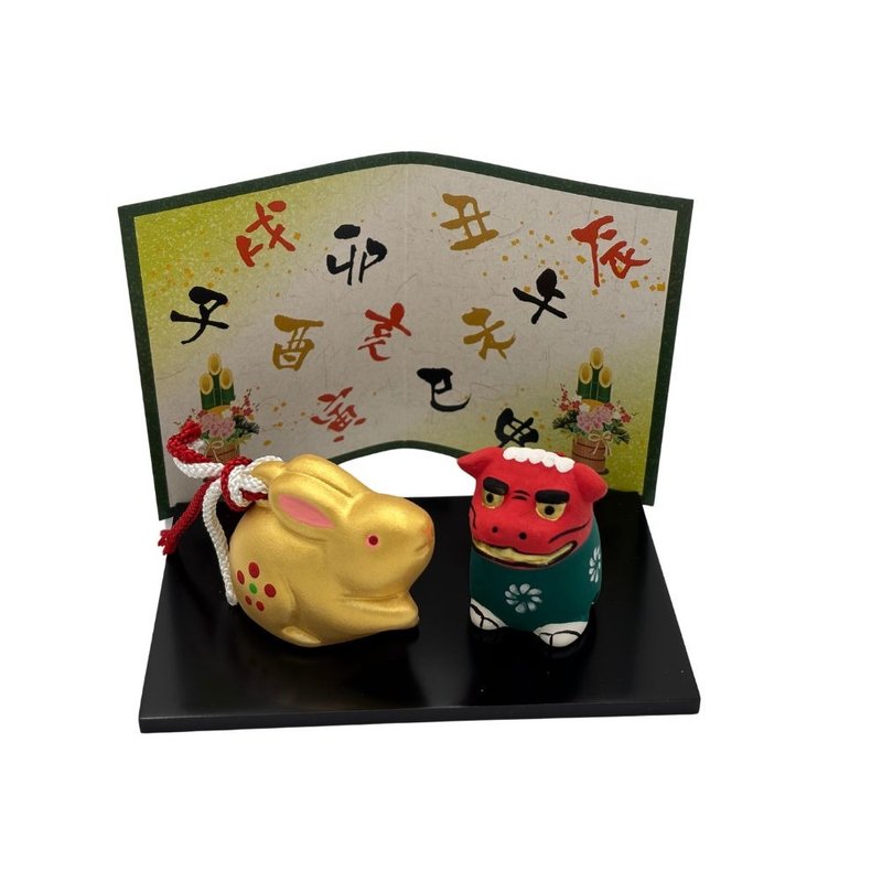 【招福干支】開運干支 生肖兔 緣起物 來福兔 R10 - 擺飾/家飾品 - 其他材質 白色