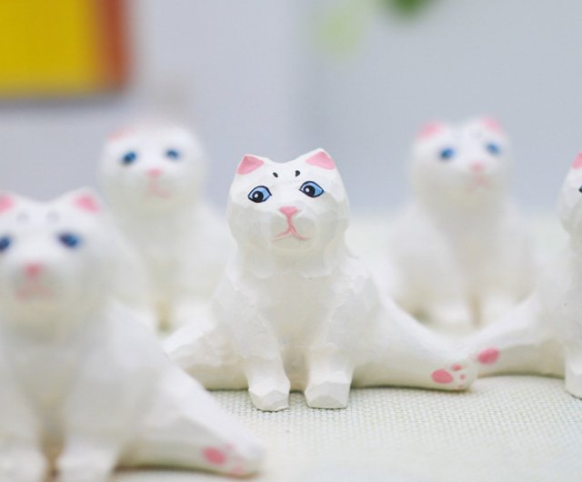 ☆特選一品☆希少レア☆繊細フラワー彫刻【愛らしい夫婦猫