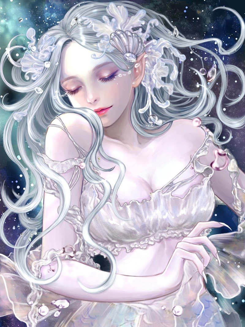 (Lullaby Beneath the Tides) Post Card - 卡片/明信片 - 紙 