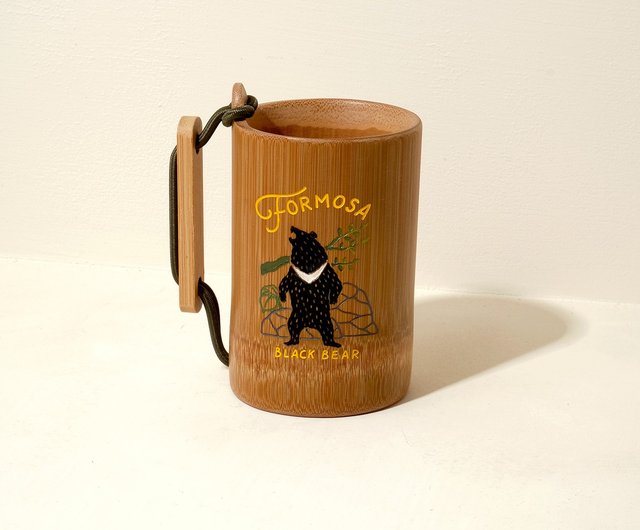 Brown Bamboo Cup