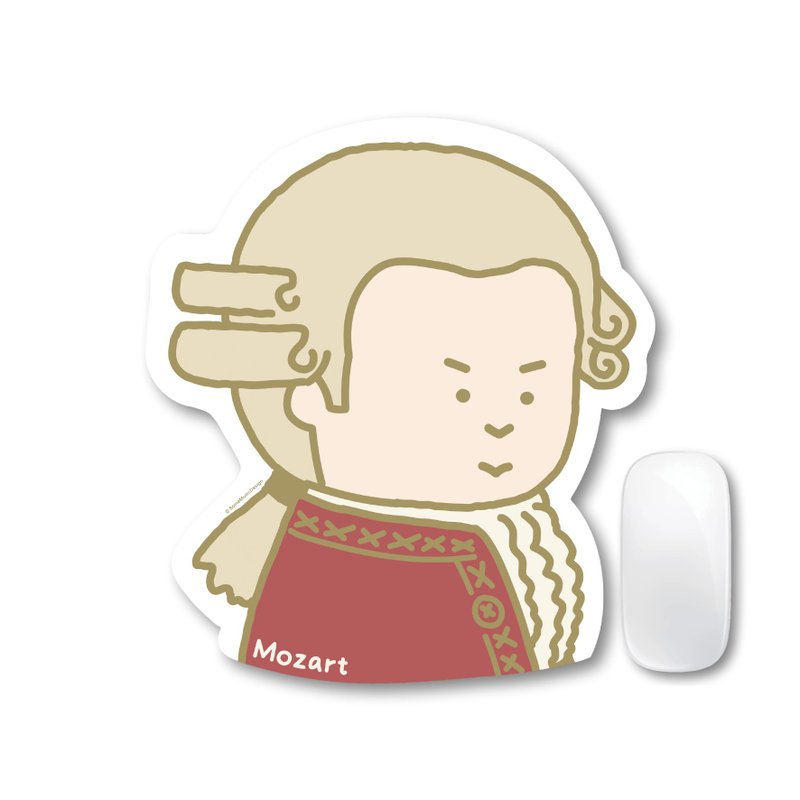 【Mozart】Mouse Pad - Other - Faux Leather White