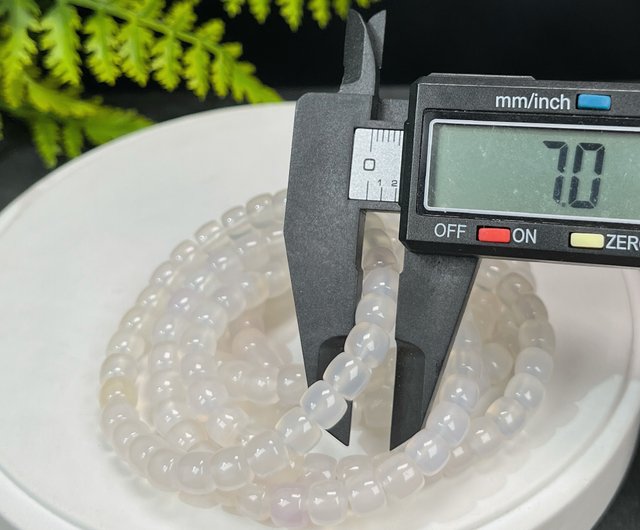 ホワイトメノウブレスレットセミプレシャスストーンビーズ伸縮性のあるブレスレットナチュラルストーン ホワイトメノウ パワーストーン ブレスレット 12mm 丸玉