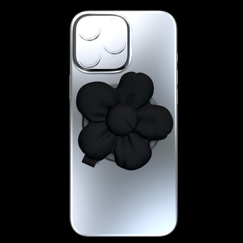 花花手機支架 Plum Blossom Phone Stand - 手機/平板支架 - 其他材質 黑色