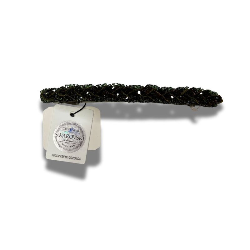 COMPLEX BIZ 彈簧夾系列 綠水晶 - 髮夾/髮圈 - 水晶 多色