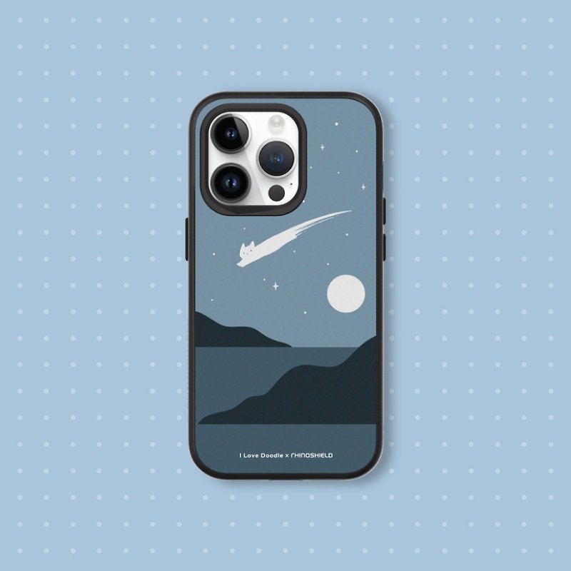 SolidSuit クラシック バック カバー携帯電話ケース∣ilovedoodle/猫流星 iPhone 用 - スマホケース - プラスチック 多色