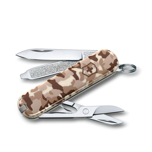 城市視角 VICTORINOX 瑞士維氏 瑞士刀 7用 58mm 咖啡迷彩 0.6223.941