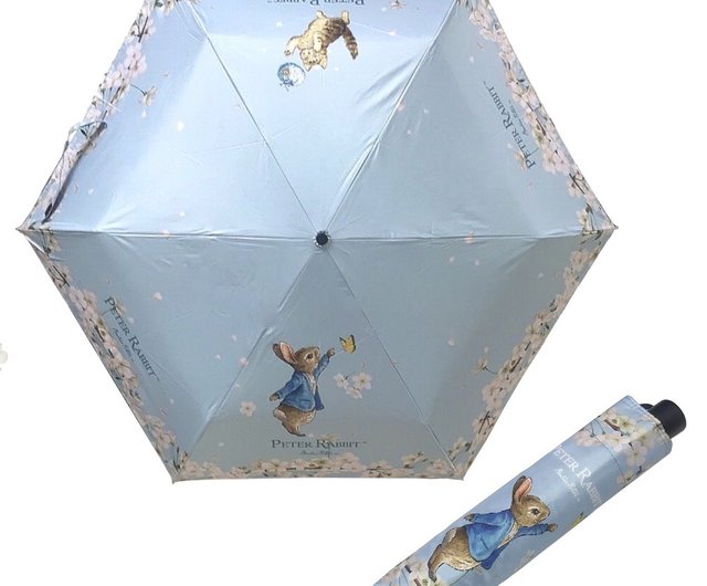 ピーターラビット 3つ折り自動日傘 軽量 日よけ・撥水 ギフト
