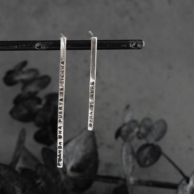 Vertical Earrings S / silver - Earrings & Clip-ons - Sterling Silver Silver