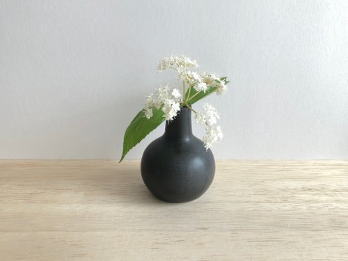 Pinkoi 代購 - 燒瓶造型單花瓶（小黑）