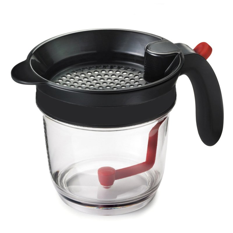 diseno Deluxe Fat Separator (1L) - Cookware - Plastic Black