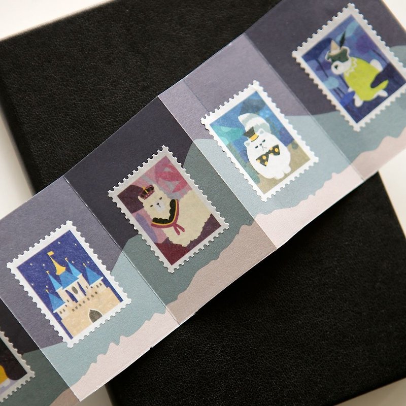 Dailylike Stamp Styling Paper Tape (Single Roll)-11 Animal Wonderland, E2D09574 - มาสกิ้งเทป - กระดาษ หลากหลายสี