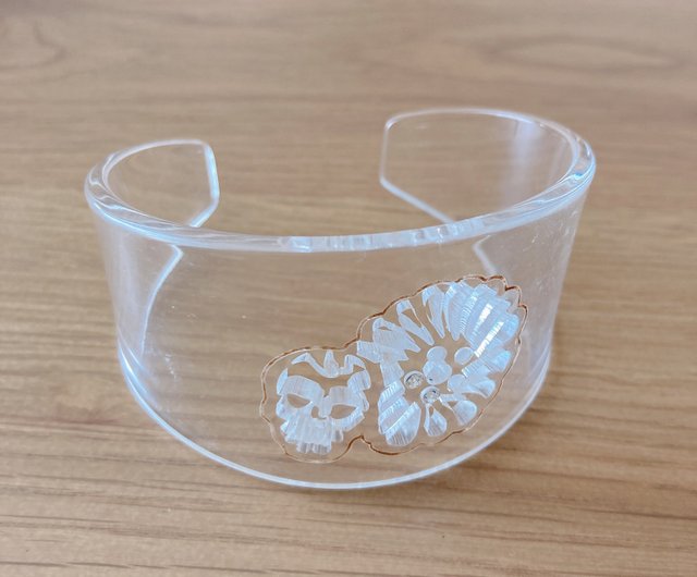 空ハンドメイド໒꒱天才エーリアンのお花のブレスレット ローズガーデンのブレスレット - パワーストーン ブレスレット