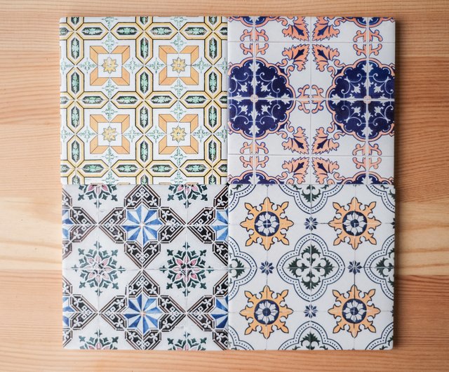 ポルトガルタイル ポルトガルのタイルコースターlC-2lリスボンでタイルパターンを撮影