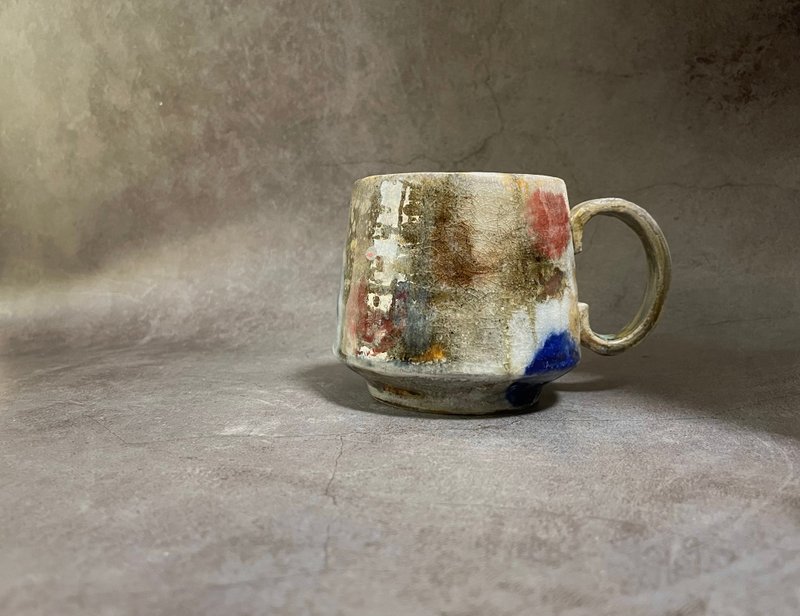 柴燒杯-時間印記-二次燒 - 咖啡杯/馬克杯 - 陶 