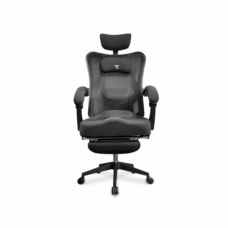 Future Lab. 7D Ergonomic Computer Recliner Chair (Black) - Chairs & Sofas - Plastic Black