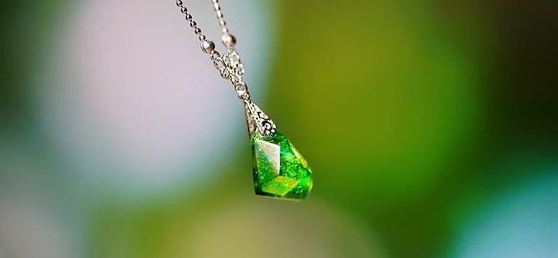 Green leaf princess - Necklaces - Other Metals 