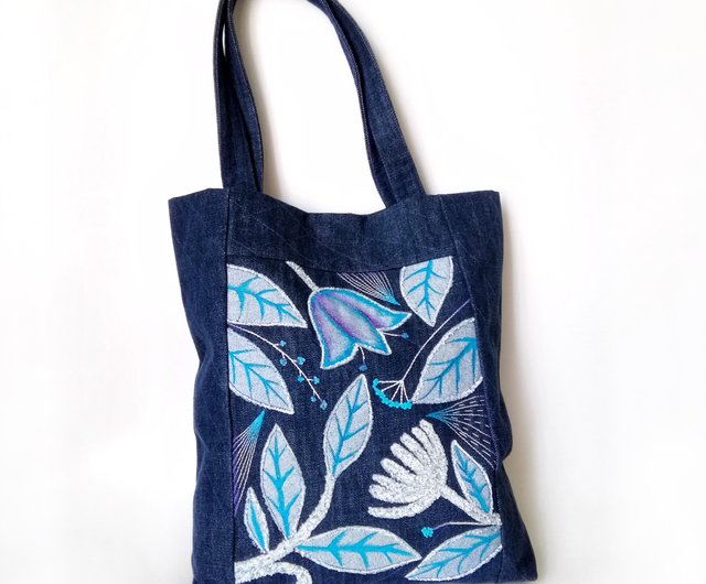 Tote sales bag jeans