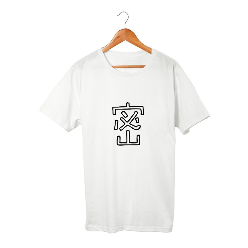 密 Tシャツ Pinkoi限定 - Tシャツ - コットン・麻 ホワイト