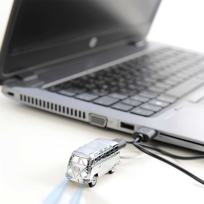 【畢業禮物】福斯T1 LED手電筒鑰匙圈/USB-C 充電版 - 鑰匙圈/鑰匙包 - 其他金屬 銀色
