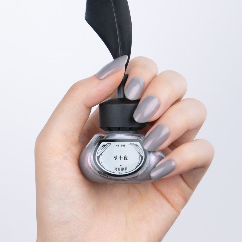 NS1908 夢十夜 - 指甲油/指甲貼 - 其他材質 銀色