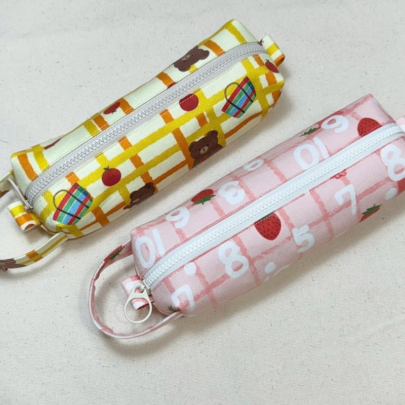 吐司筆袋 - 鉛筆盒/筆袋 - 棉．麻 白色