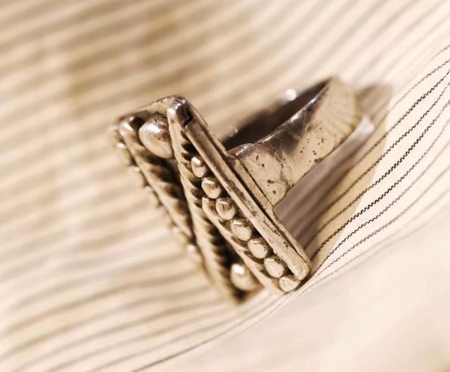 古い　シルバー　指輪 50GRAMSOFSILVER |古いイスタンブールの指輪-オリエンタルな模様と