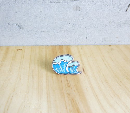 海波浪 波浪 徽章