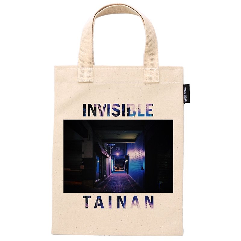 Invisible Tainan synthetic canvas 12 ounce tote bag - Handbags & Totes - Cotton & Hemp Multicolor