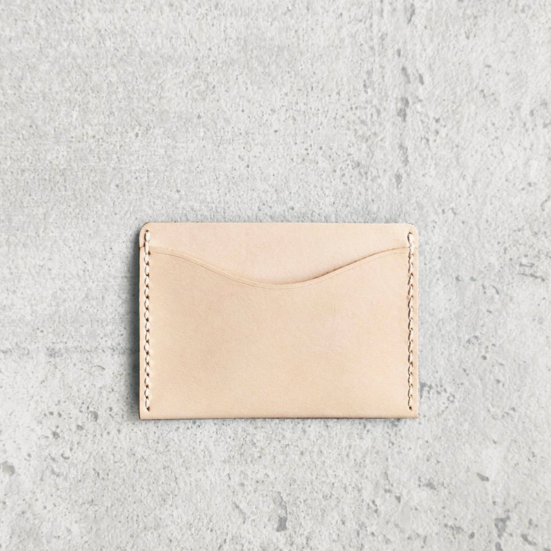 原色真皮手工極簡品味卡片夾 - 其他 - 真皮 多色