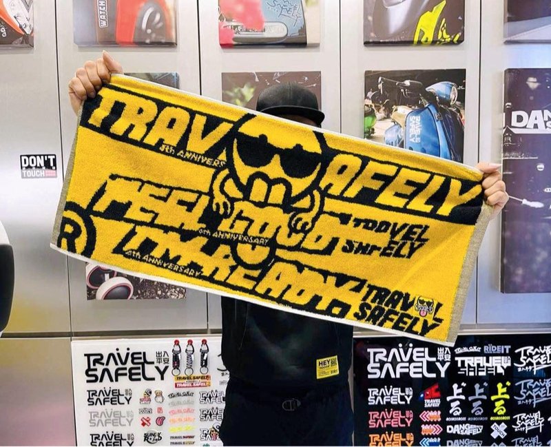 TRAVEL SAFELY出入平安厚磅運動毛巾-NO.133出入平安厚磅運動毛巾 - 毛巾/浴巾 - 棉．麻 黑色
