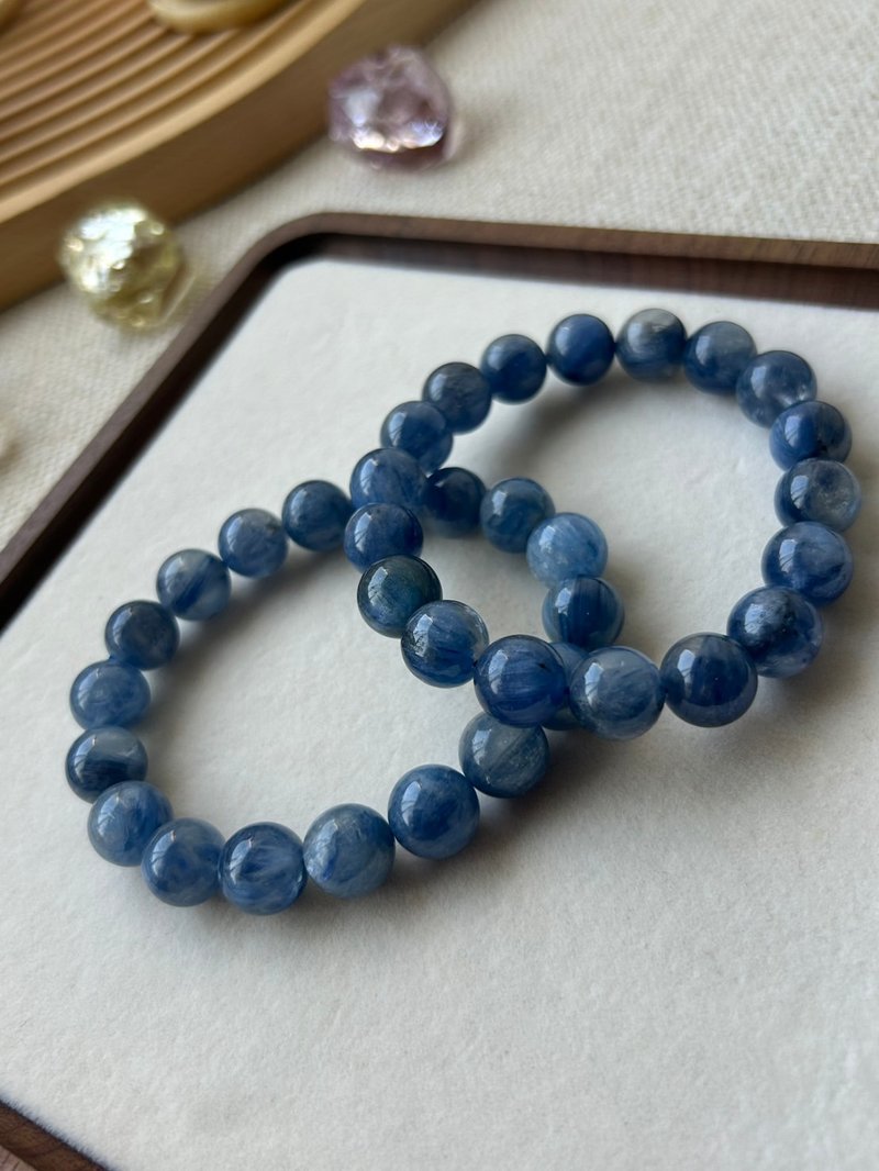 華光-藏晶閣 | 藍晶石-Kyanite | 對應 喉輪 眉心輪 - 手鍊/手環 - 水晶 