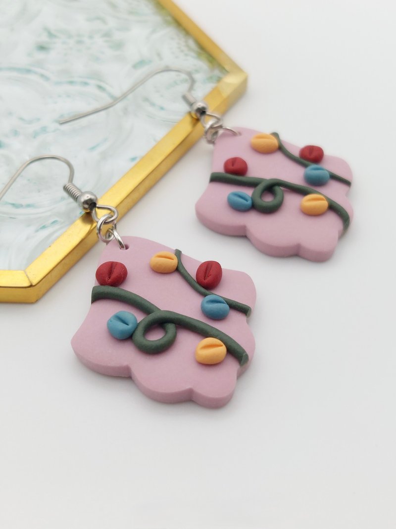 Little Fruit - Earrings & Clip-ons - Other Materials Purple