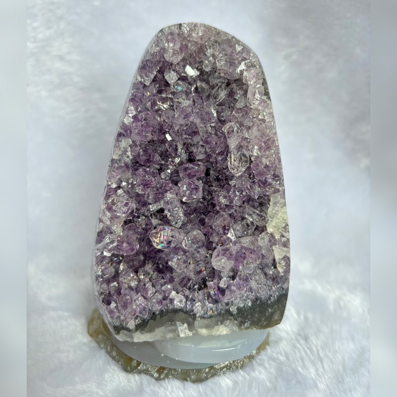 *天賜的禮物 - 充電 - 靈性* 天然巴西紫水晶鎮 Amethyst - 擺飾/家飾品 - 水晶 紫色