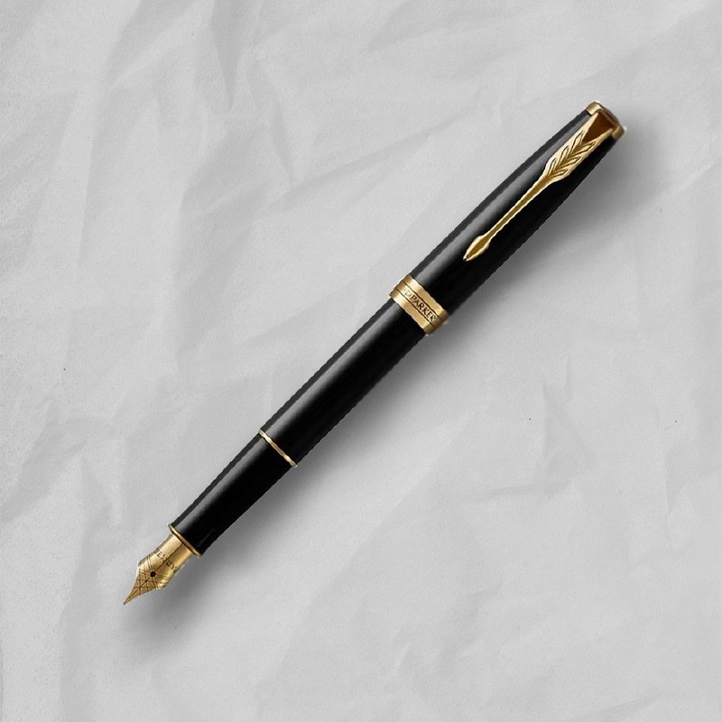 PARKER 派克 卓爾系列 霧黑金夾 F尖 鋼筆 免費刻字 - 鋼筆 - 其他金屬 黑色