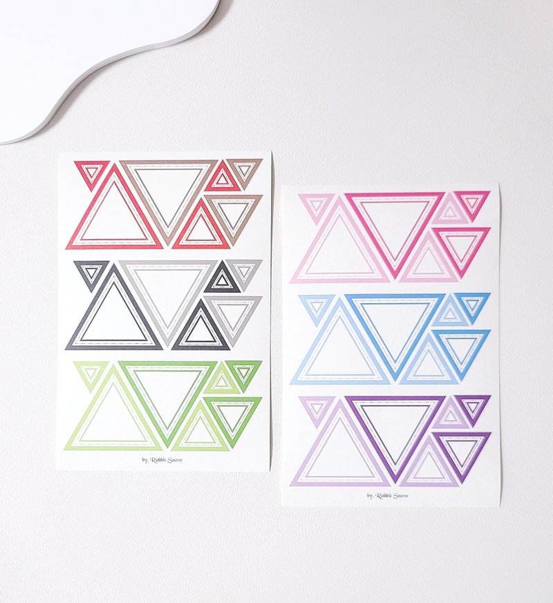 I'm a triangle sticker - 貼紙 - 其他材質 