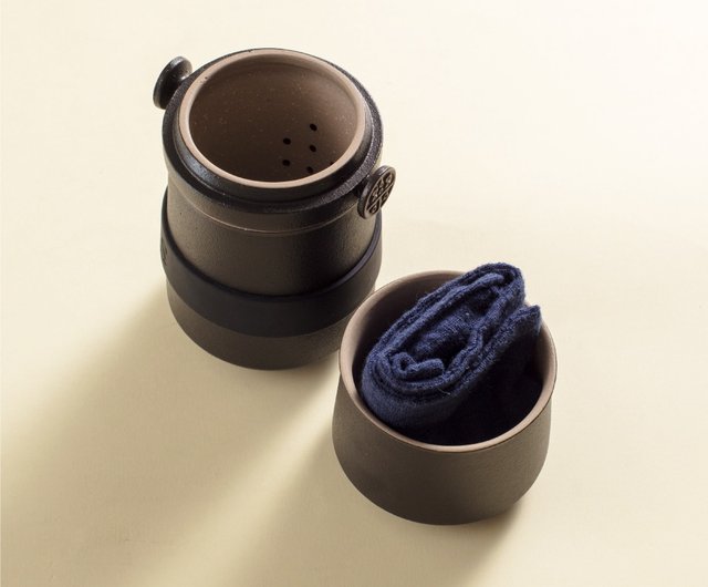 茶器　LOHAS Pottery 携帯用　保証書付き 台湾デザイン賞受賞 茶器トラベルセット 陸寶LOHAS - ショップ