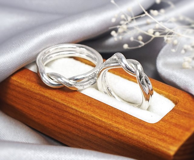 Customized Gift] Galaxy Cross Ring Set Couple Style Engraved