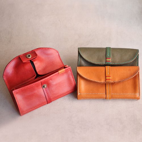 Japlish Leather Goods Made in JAPAN コインフラップ長財布 / 作り手の妻が愛用中 / ネーム可能 / 日本製 / g-32【カスタム可能なギフト】