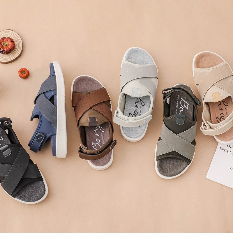 現貨 除臭加工 ! 3D立體彈力萊卡涼鞋Sandals - 涼鞋 - 其他人造纖維 白色