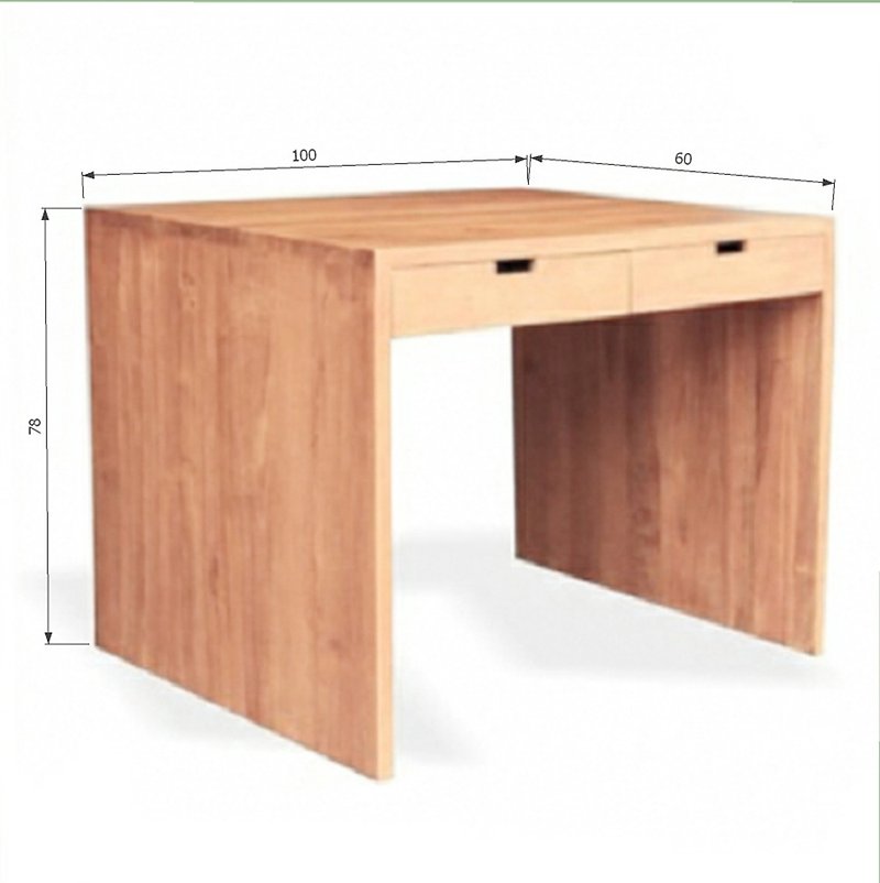 Writing Desk-ㄇ2D - 其他家具 - 木頭 