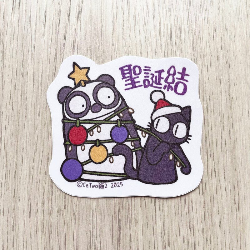 CaTwo oc BoBo & Saya waterproof PVC sticker - 9 types - สติกเกอร์ - พลาสติก 
