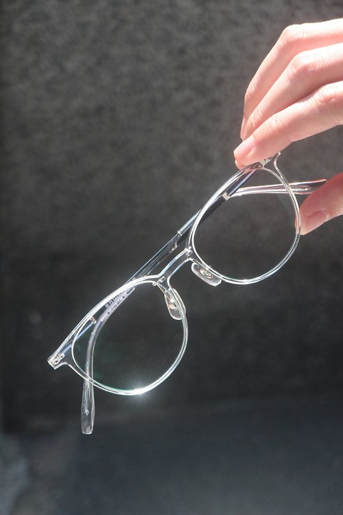 框框 2ND FRAME 高密度板材水滴型透明圓框眼鏡 禮物