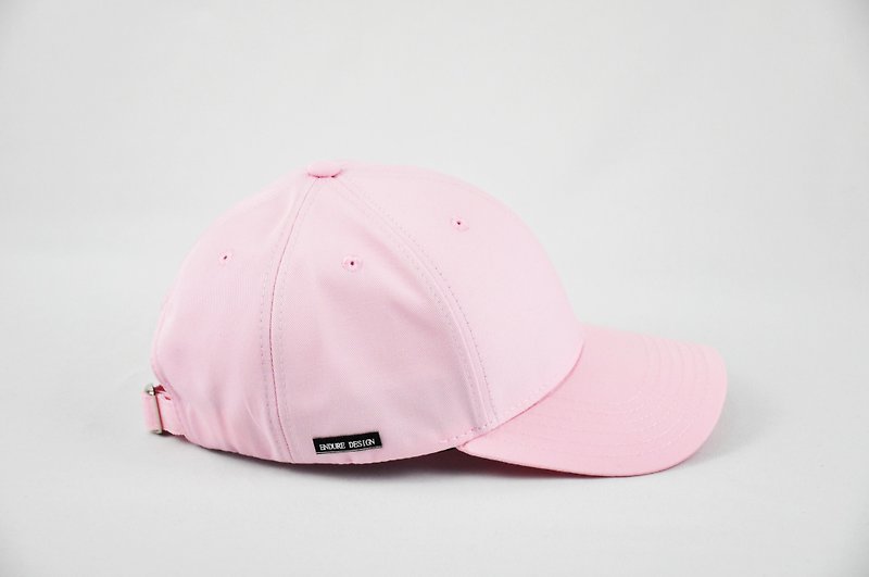 ENDURE / side small sign light pink - Hats & Caps - Cotton & Hemp Pink