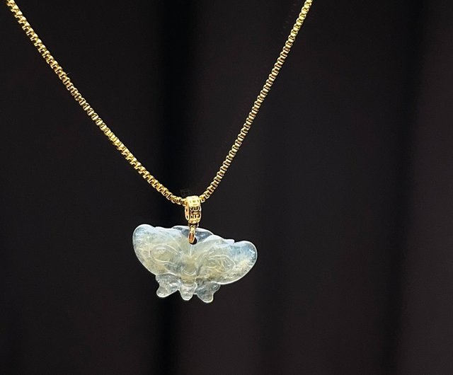 Handmade】翡翠（ヒスイ・ジェード）ペンダントトップ 18k