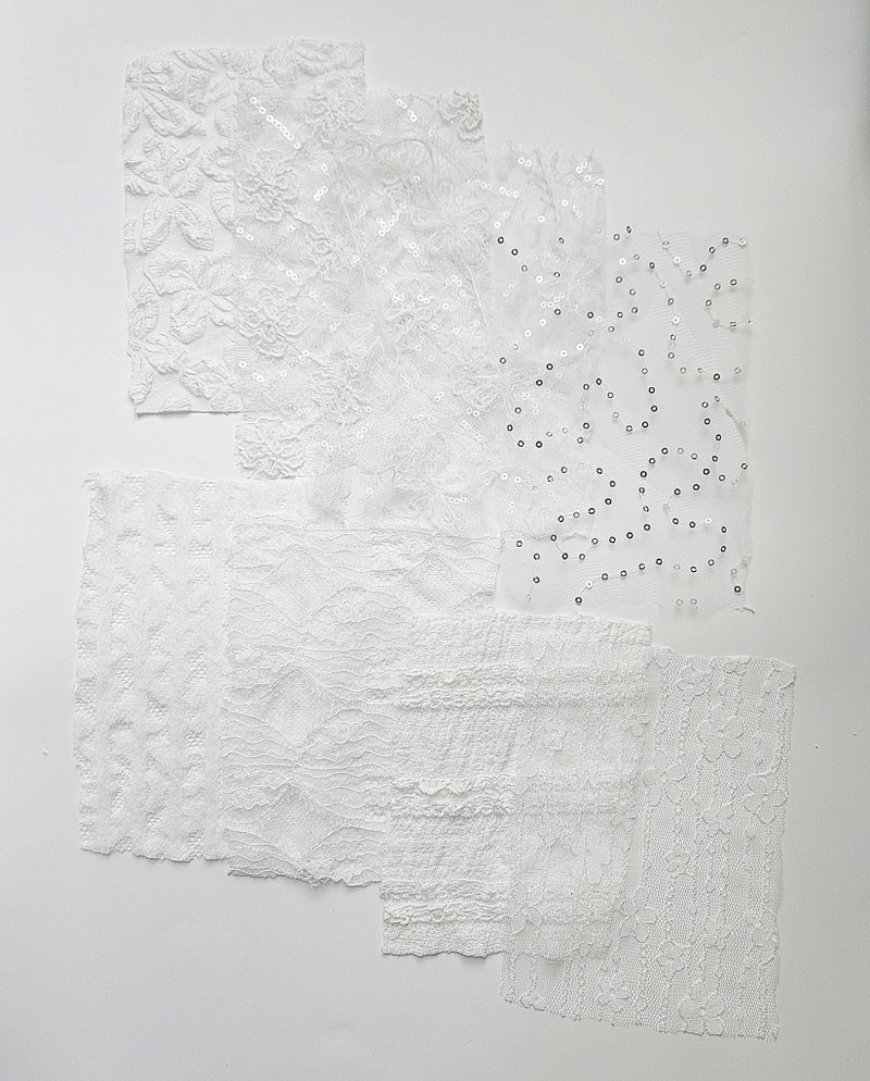 Lace Fabric Bundle Pack - 貼紙 - 繡線 
