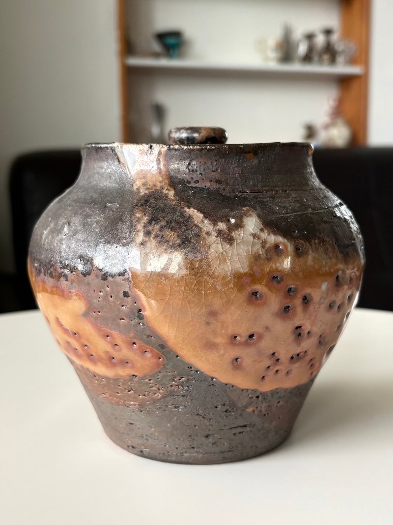 純粋な陶芸 - 柴焼 志野蓋物 - 急須・ティーカップ - 陶器 